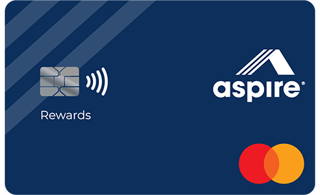 pre-qualify credit cards aspire rewards card image